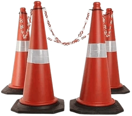PVC ROAD CONE RUBBER BASED